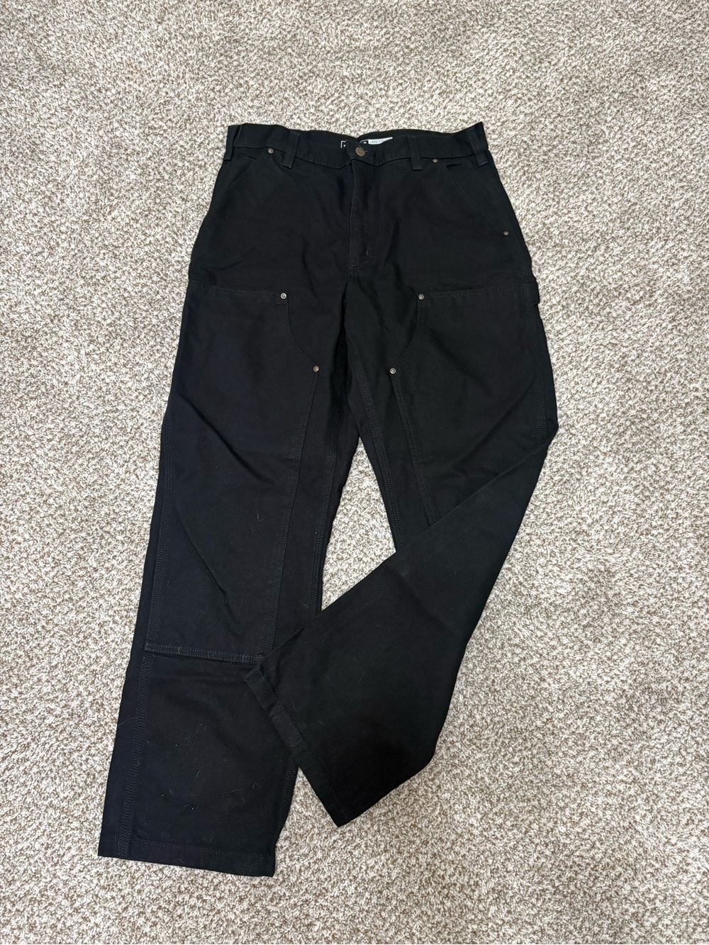 Carhartt Black Cargo Work Pants